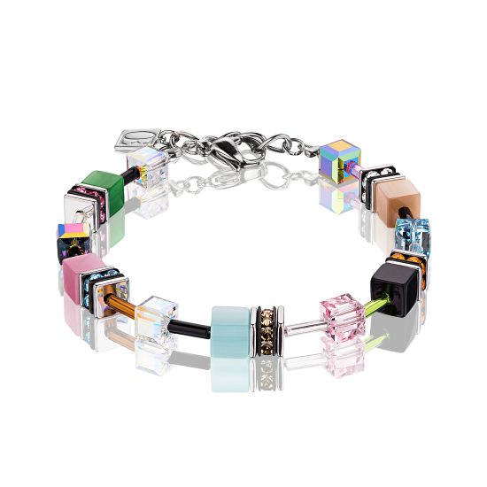 Coeur de Lion GeoCUBE® Bracelet multicolor spring pastel - Jewelry Sale