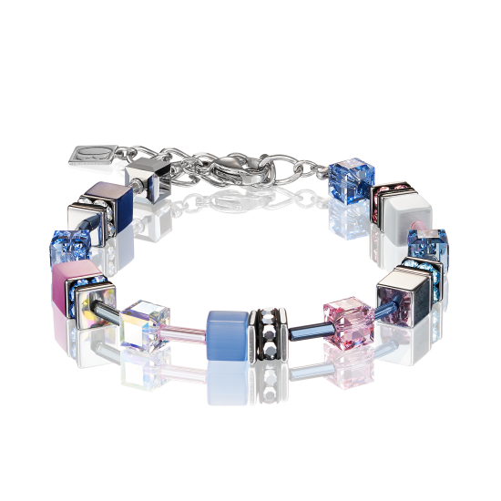 Coeur de Lion GeoCUBE® Bracelet blue-rose - Jewelry Sale