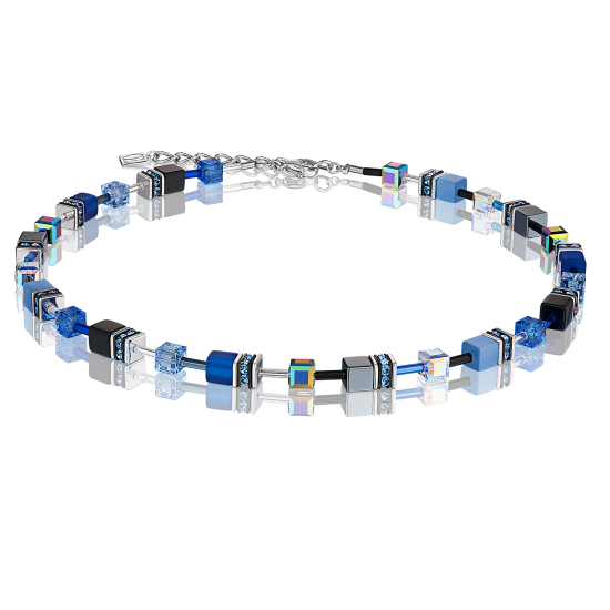 Coeur de Lion GeoCUBE® Necklace cobalt blue - Jewelry Sale