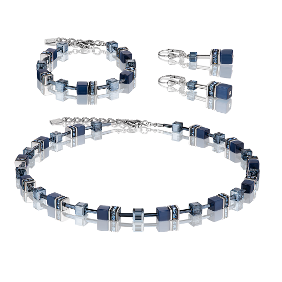 Coeur de Lion GeoCUBE® Bracelet navy - Jewelry Sale