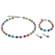 Coeur de Lion GeoCUBE® Necklace classic polaris & rhinestone multicolour - Jewelry Sale