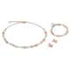 Coeur de Lion Bracelet TwistedPEARLS Amazonite & stainless steel rose gold mint green - Jewelry Sale